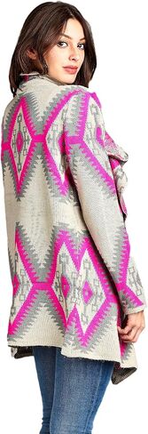 Women's Open Front Long Sleeve Warm Knit Chunky Winter Outwear Cardigan Sweater in Saudi Arabia