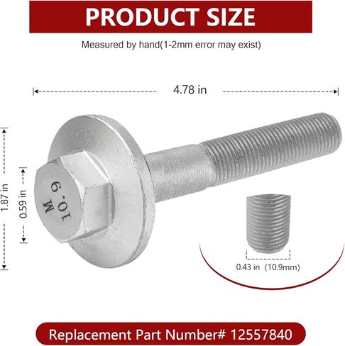 أجزاء أداء GM 12557840 مسامير كرنك الموازن التوافقي لمحركات Gen.3/Gen.4 LS لمحركات LS1 LS2 LS3 LS6 L59 L92 L96 L99 LC9 LH8 LMF LMG LY5 LM7 LR4 LMG LQ4 LQ9 4.8L 5.3L 5.7L 6.0L 6.2L in Kuwait