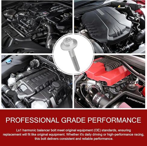 أجزاء أداء GM 12557840 مسامير كرنك الموازن التوافقي لمحركات Gen.3/Gen.4 LS لمحركات LS1 LS2 LS3 LS6 L59 L92 L96 L99 LC9 LH8 LMF LMG LY5 LM7 LR4 LMG LQ4 LQ9 4.8L 5.3L 5.7L 6.0L 6.2L in Kuwait