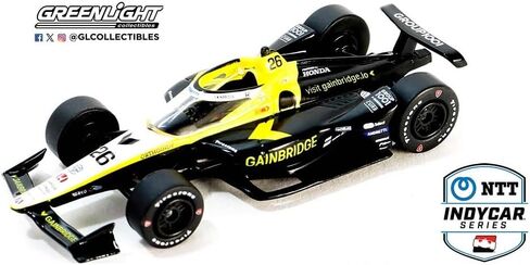 Collectibles Greenlight 11590 2024 NTT IndyCar Series - #26 Colton Herta/Andretti Autosport, Gainbridge 1:64 Scale Indy 500 Diecast, gl11590 in Saudi Arabia