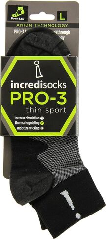 Incrediwear Sports Socks – Quarter Socks and Athletic Socks for Men and Women (Black, Small) in Saudi Arabia