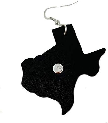 Texas Map Serape with Western Turquoise Fish Hook Earrings Boho in Saudi Arabia