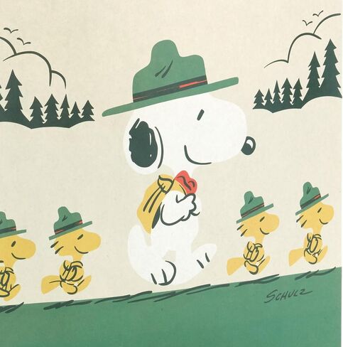 Hallmark Peanuts Gift Bag Bundle (2 Bags: 1 Large 13", 1 XL 15") Snoopy and Woodstock for Father's Day, Birthdays, Summer Camp in Saudi Arabia
