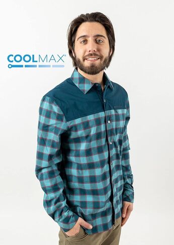 قميص Mahalo Flannel الرجالي من Club Ride Apparel - جيرسي لركوب الدراجات بأكمام طويلة in Kuwait