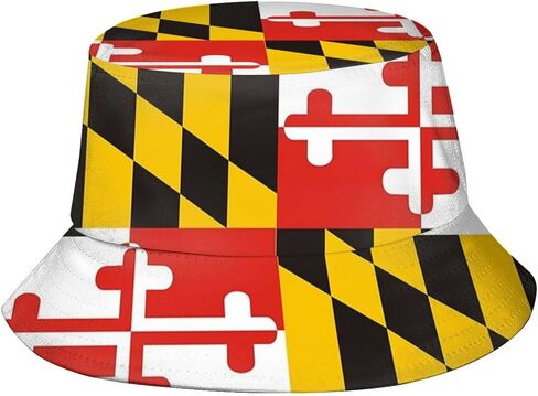 Funny Fashion State Flag Buckets Hat Women Men Summer Beach Sun Hat Packable Patriotic Fisherman Cap in Saudi Arabia
