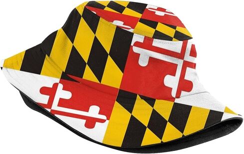 Funny Fashion State Flag Buckets Hat Women Men Summer Beach Sun Hat Packable Patriotic Fisherman Cap in Saudi Arabia