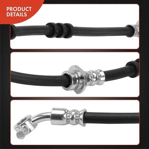A-Premium Front Driver Brake Hydraulic Hose Compatible with Select Infiniti and Nissan Models - I30 2001, I35 2002-2004, Altima 2006, Maxima 2002-2003 - Replace# 462104Y91E in Saudi Arabia