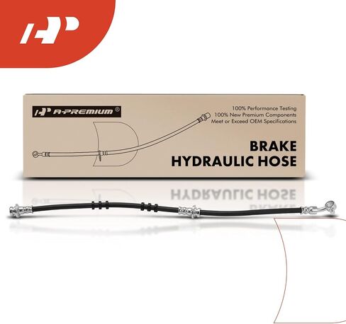 A-Premium Front Driver Brake Hydraulic Hose Compatible with Select Infiniti and Nissan Models - I30 2001, I35 2002-2004, Altima 2006, Maxima 2002-2003 - Replace# 462104Y91E in Saudi Arabia