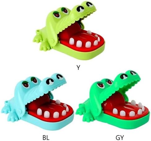 Green Crocodile Teeth Home Ornament, Crocodile Biting Finger Dentist Games Funny Ornament, Mini Novelty Ornament Novelty and Gag Ornament in Saudi Arabia