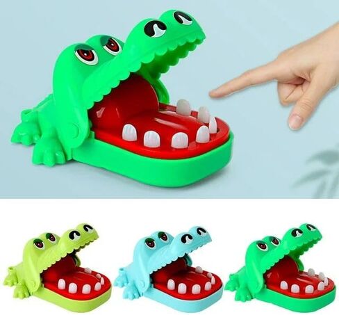Green Crocodile Teeth Home Ornament, Crocodile Biting Finger Dentist Games Funny Ornament, Mini Novelty Ornament Novelty and Gag Ornament in Saudi Arabia