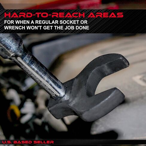 ABN Crowfoot Wrench SAE Standard 3/8in Drive 11-Piece Set for When Regular Sockets/Wrenches Cannot Get the Job Done in Saudi Arabia
