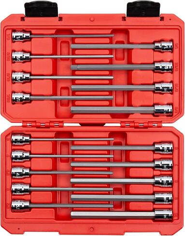 TEKTON 3/8 Inch Drive Long Hex Bit Socket Set, 8-Piece (1/8-3/8 in.) | SHB91301 in Saudi Arabia