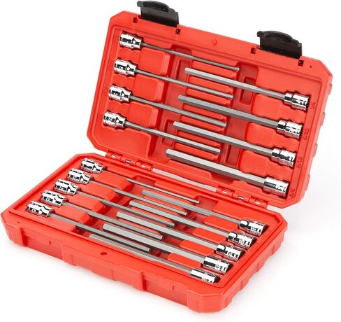 TEKTON 3/8 Inch Drive Long Hex Bit Socket Set, 8-Piece (1/8-3/8 in.) | SHB91301 in Saudi Arabia
