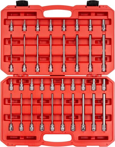 TEKTON 3/8 Inch Drive Long Hex Bit Socket Set, 8-Piece (1/8-3/8 in.) | SHB91301 in Saudi Arabia