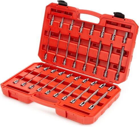 TEKTON 3/8 Inch Drive Long Hex Bit Socket Set, 8-Piece (1/8-3/8 in.) | SHB91301 in Saudi Arabia