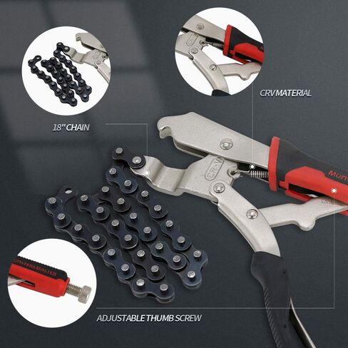 Monster & Master Long Nose Vise Grip Locking Pliers Set 12 inch, Extended Long Handle Vise Grip Pliers, Straight/45 Degree Angle Pliers for Narrow Space, 2 Piece Set in Saudi Arabia