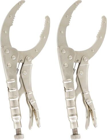 مشبك سلسلة قفل Monster & Master مقاس 10 بوصات مع سلسلة مقاس 18 بوصة، ومفتاح ربط سلسلة، فولاذ CRV، مجموعة مكونة من قطعتين، MM-CP-003x2 in Kuwait