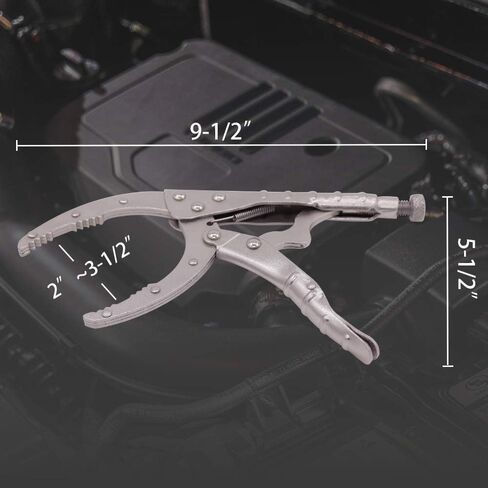 مشبك سلسلة قفل Monster & Master مقاس 10 بوصات مع سلسلة مقاس 18 بوصة، ومفتاح ربط سلسلة، فولاذ CRV، مجموعة مكونة من قطعتين، MM-CP-003x2 in Kuwait