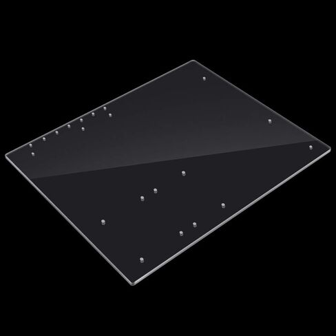 Computer Motherboard Case Open Frame Transparent Acrylic Overlock Computer Case 4mm DIY Base Stand for Moth Board Dissipation in Saudi Arabia