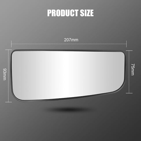 Driver Side Lower Heated Mirror Glass Replacement, Towing Mirror Glass with Rear Holder For Ford F150 2015-2020, Ford F250 F350 Super Duty F450 F550 2017-2019, Replace FL3Z17K707V, FL317K707U in Saudi Arabia