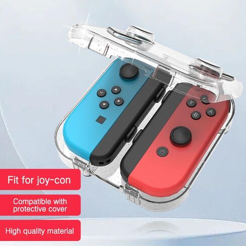 حقيبة تخزين Joycon Glitter Switch من PerfectSight، حقيبة حمل عصا التحكم الصلبة المقاومة للغبار والقابلة للحمل متوافقة مع Nintendo Switch/OLED Joy-Con، صندوق سفر صغير Joy Con مع إغلاق مغناطيسي in Kuwait