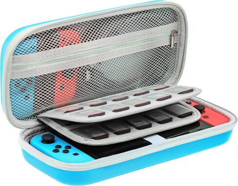 stukcaze Nintendo Switch OLED Case with Accessories Pockets, Hard Shell Protective Switch Carying Case, Portable Travel Case Compatible with Nintendo Switch & Switch OLED in Saudi Arabia