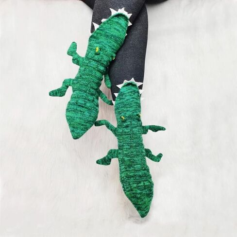 Alligator Socks Shark Socks Biting Leg, Novelty Knit Crocodile Socks, Funny Animal Floor Socks for Adult in Kuwait