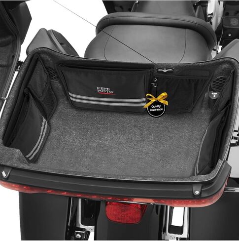 KEMIMOTO Street Glide Tour Pak Organizer Compatible with 2014-2024 Electra Glide Road King Road Glide Tri Glide Equipped with King Tour-Pak in Saudi Arabia
