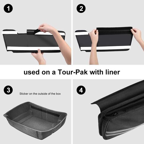 KEMIMOTO Street Glide Tour Pak Organizer Compatible with 2014-2024 Electra Glide Road King Road Glide Tri Glide Equipped with King Tour-Pak in Saudi Arabia
