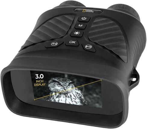 مناظير رقمية بالأشعة تحت الحمراء للرؤية الليلية مع تقريب رقمي 8X ودقة صورة تصل إلى 40 مترًا وبطاقة Micro SD سعة 8 جيجابايت متضمنة لتسجيل الصور والفيديو in Kuwait