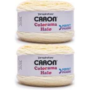 CARON Colorama Halo Cake Yarn, Beeswax Frost