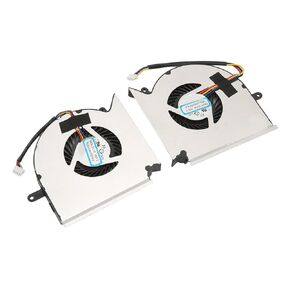 Replacement CPU GPU Cooling Fan for GE75 GP75 GL75, 4 Pin Silent Computer Cabinet Cooling for WE75 GE63 GP63 GL63 GV63 GE73 GL73VR, Enhance Heat Dissipation(CPU and GPU Fan)