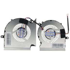استبدال مروحة تبريد وحدة المعالجة المركزية + وحدة معالجة الرسومات لـ MSI GE65 رايدر GL65 GP65 WE65 9TI 9TJ ليوبارد MS-16U1 PABD07012SH N425 PAAD06015SL N426