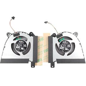 استبدال مروحة تبريد الكمبيوتر المحمول الجديدة وحدة المعالجة المركزية + وحدة معالجة الرسومات لعام 2022 ASUS Rog Zephyrus G14 GA402R GA402K GA402RJ GA402RK Series DFS5L32G064867-FP50 DFS5L32G164867-FP3F DC5V 0.5A Fan