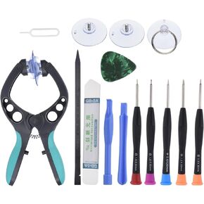 MECCANIXITY 12 in 1 (type C) Screwdriver Set Cellphone Repair Tool Electronics Repair Tool Kit for Cellphone Laptop PC Tablet Multicolored 1set