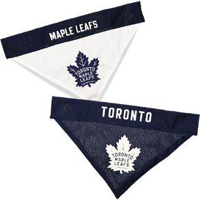 Pets First NHL Toronto Maple Leafs Reversible Bandana Size XX-Large for Dogs & Cats. 2 Sided Sports Bandana, Premium Embroidery Team Logo, Many NHL Teams Available in Kuwait