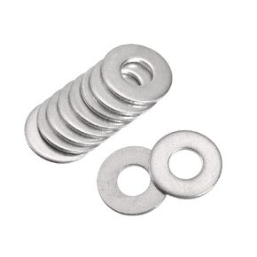 uxcell #10 316 Stainless Steel Flat Washer for Screw Bolt 150Pcs