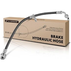 A-Premium Front Passenger Brake Hydraulic Hose Compatible with Select Lexus and Toyota Models - LX470 1998-2007, Land Cruiser 1998-2007 - Replace# 9094702F28, 9094702A21