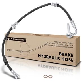 A-Premium Front Passenger Brake Hydraulic Hose Compatible with Select Chevy and Suzuki Models - Tracker 1999-2004, Grand Vitara 1999-2005, XL-7 XL7 2002-2006