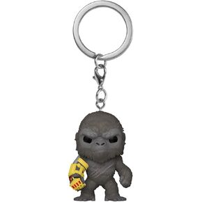 Funko POP! Keychain: Godzilla X King Kong: The New Empire - King Kong With Mechanical Arm - Godzilla Vs Kong Novelty Keyring - Collectable Mini Figure - Stocking Filler - Gift Idea - Movies Fans