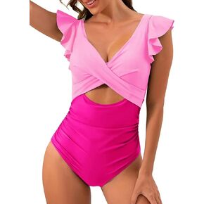 One Piece Swimsuit Women Tummy Control 2024 Bikini Swimsuit Cutout for Women Bathing suit for women