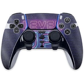 MightySkins Glossy Glitter Skin Compatible with PS5 DualSense Edge Controller - Level Up | Protective, Durable High-Gloss Glitter Finish | Easy to Apply & Change Styles | Made in The USA