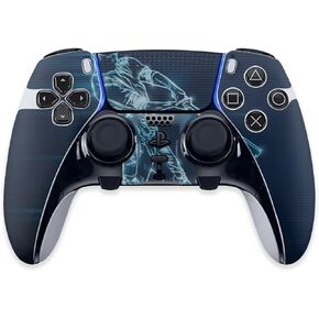 MightySkins Skin Compatible with PS5 DualSense Edge Controller - Glow Baseball | Protective, Durable, and Unique Vinyl Decal wrap Cover | Easy to Apply & Change Styles | Made in The USA