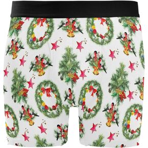 Doberman Gnome Mens Boxer Briefs Breathable Underwear Fly Front With PouchS - XXL