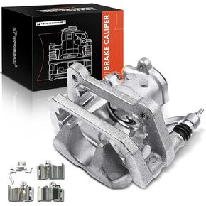 A-Premium Disc Brake Caliper Assembly with Bracket Compatible with Select Chrysler and Jeep Models - Cherokee 2014-2020, 200 2015-2017 - Rear Right Passenger Side