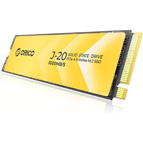 ORICO J20 1TB NVMe SSD, M.2 NVMe SSD PCIe Gen4x4 2280, 3D NAND Internal Solid State Drive, Read Speed up to 4700 MB/s, Compatible with PS5, Storage for PC, Desktop and Laptops -J20 in Saudi Arabia