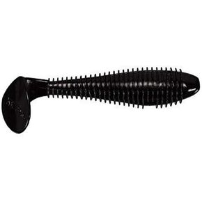 Keitech FS48001 Fat Swing Impact Black, 4.8"