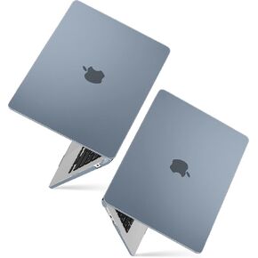 DONGKE Ultra Slim Hard Shell Case for MacBook Air 13.6 inch M3 A3113 M2 A2681 with Retina Display & Touch ID [2024 2023 2022 Released] - Protective Cover [Sturdy Shockproof] [Matte Clear]