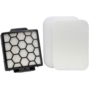 Filter Kit Hepa Foam Felt For Shark Vacuum Upright Navigator Pet Pro Plus Zero-M ZU60 ZU62 ZU62C NV251 NV255 NV150 NV151 Washable Replacement Alternative to 1238FT60 and 1239FT60, White
