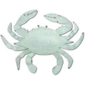 T.I. Design Antique Metal Crab - Seafoam